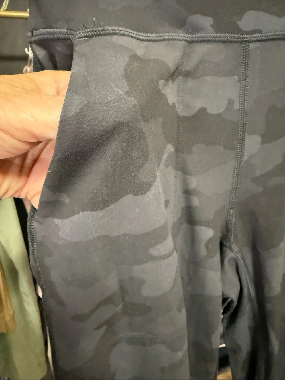 Lululemon Align High Rise Jogger 4 Heritage 365 Camo Deep Coal Black Nulu